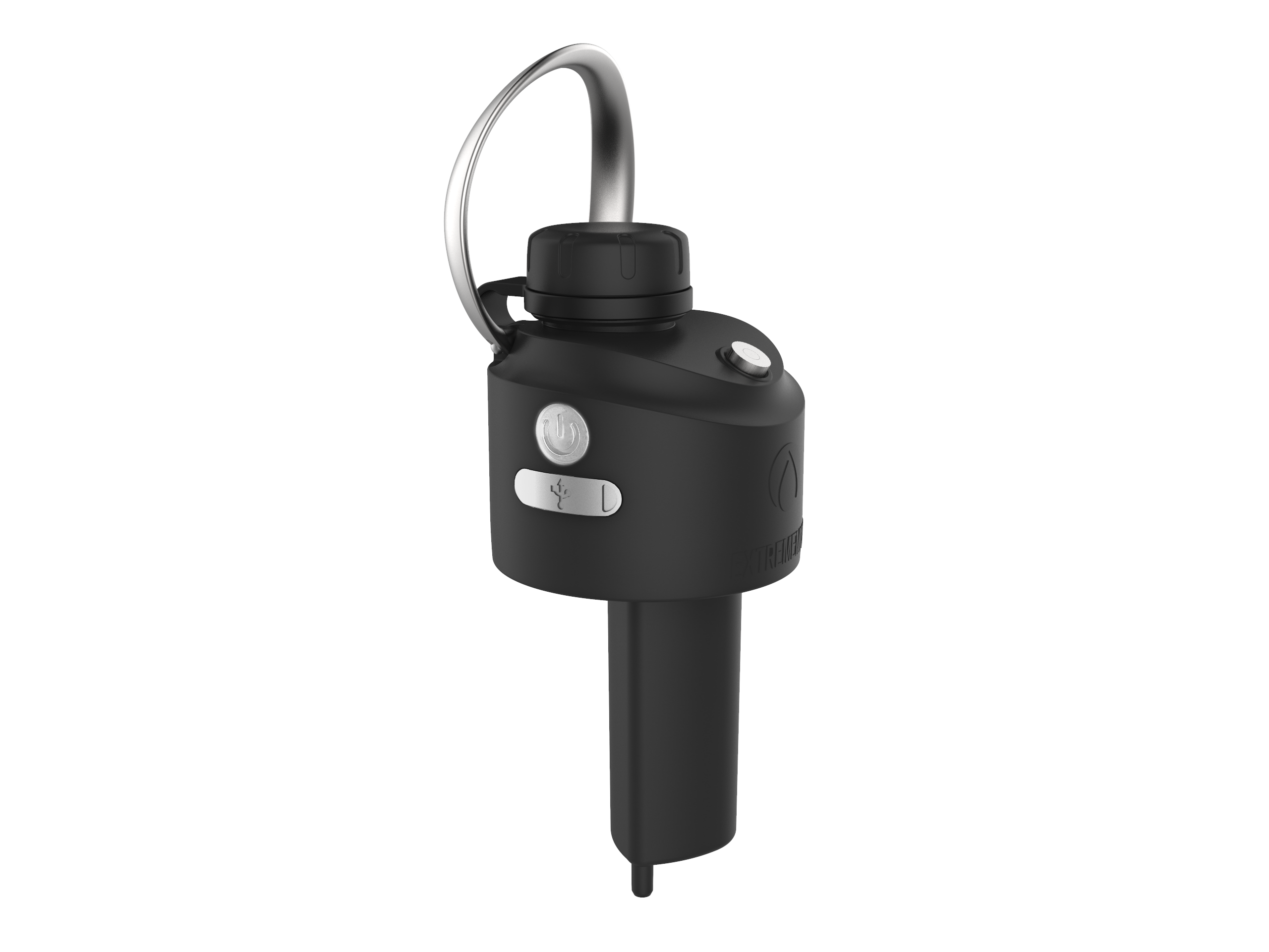 gomist misting water bottle cap with integrated handle raised