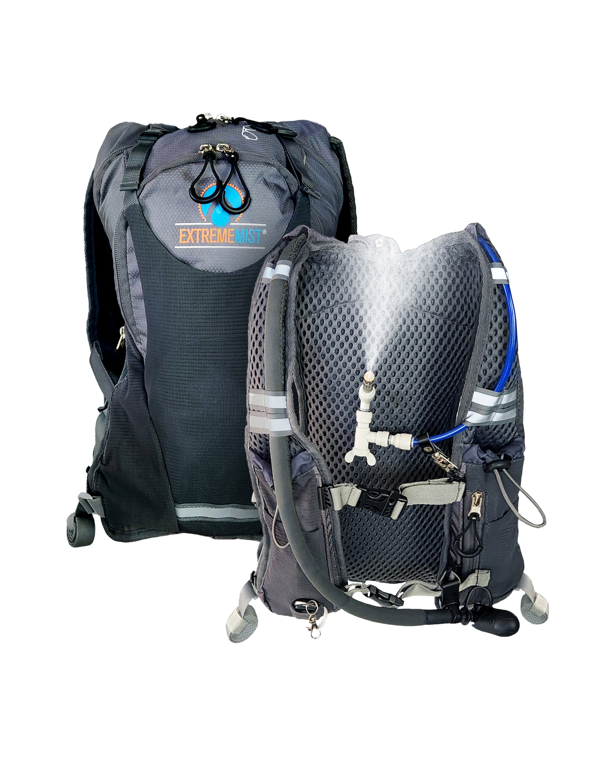 allintitle hiking backpack with hydration ExtremeMist Misting & Drinking Hydration Backpack, Grey, Small
