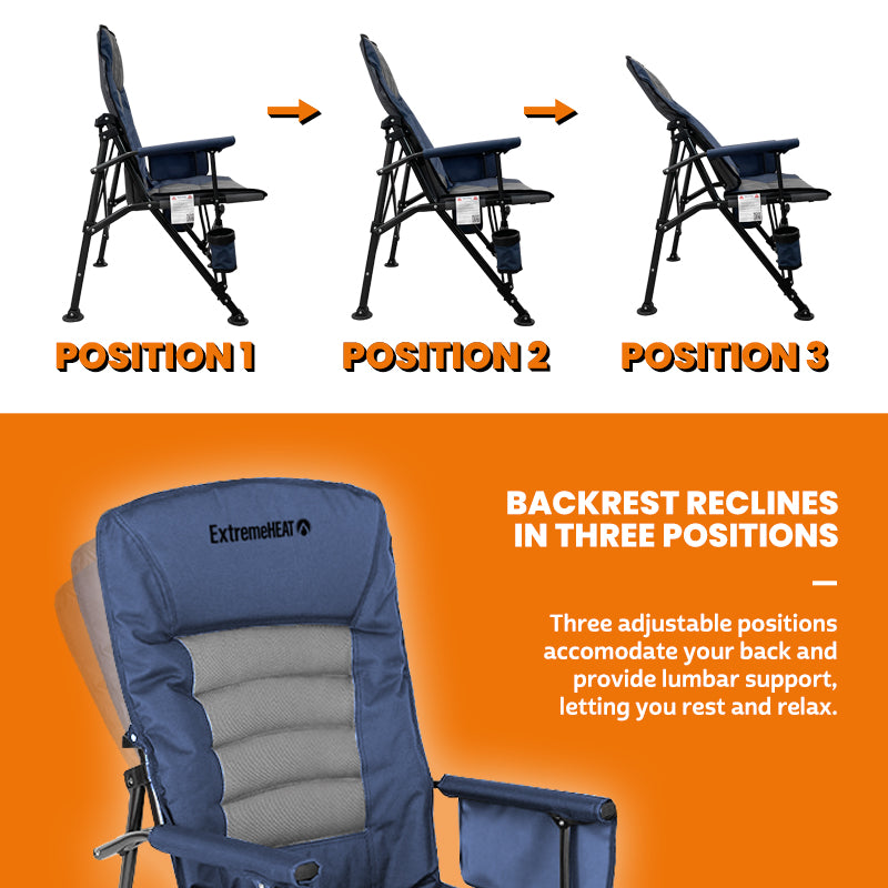 ExtremeHEAT Heated Camping Chair 20000mAh Power Bank