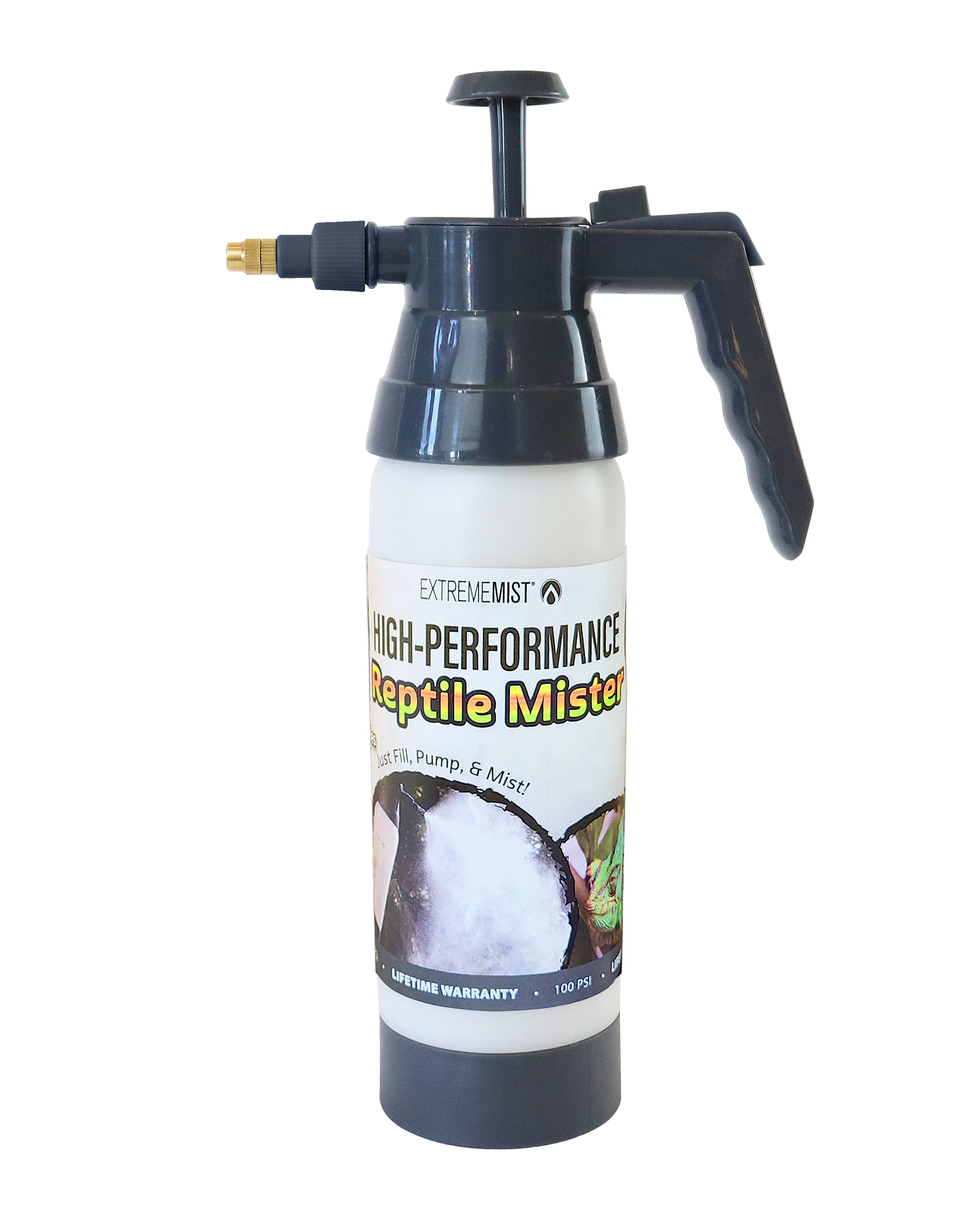 reptile mister pump-up sprayer with label