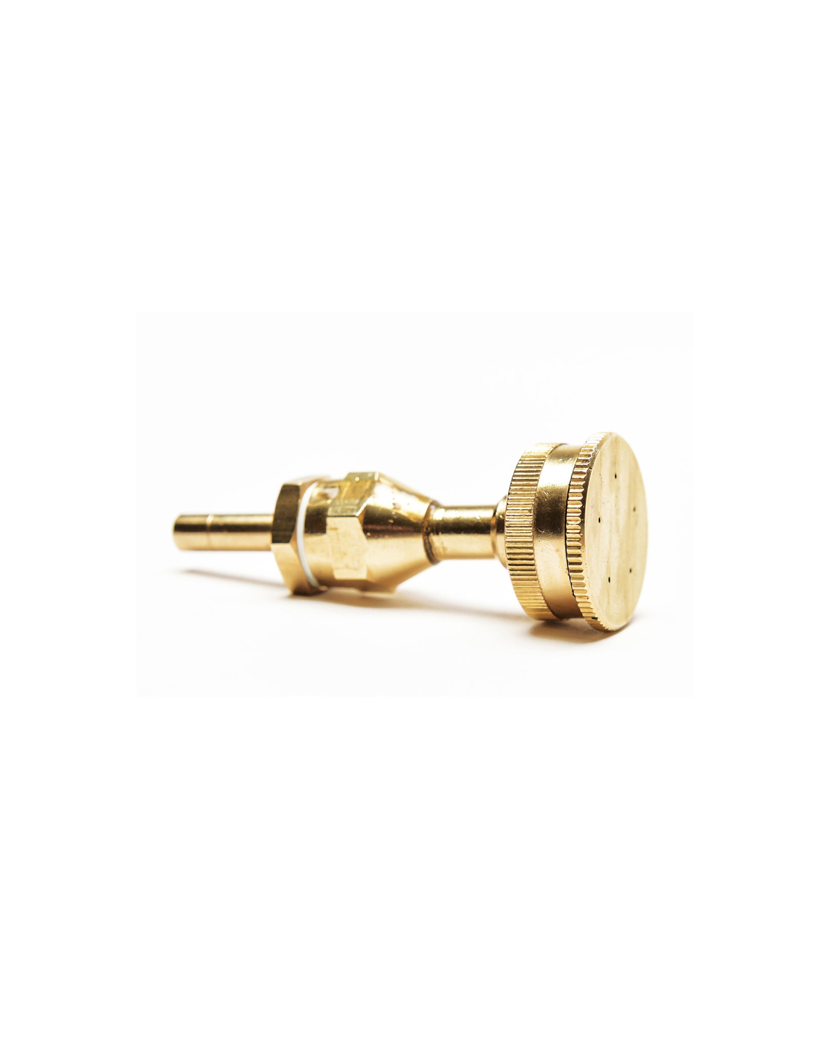 brass showerhead attachment for misting hydration backpack