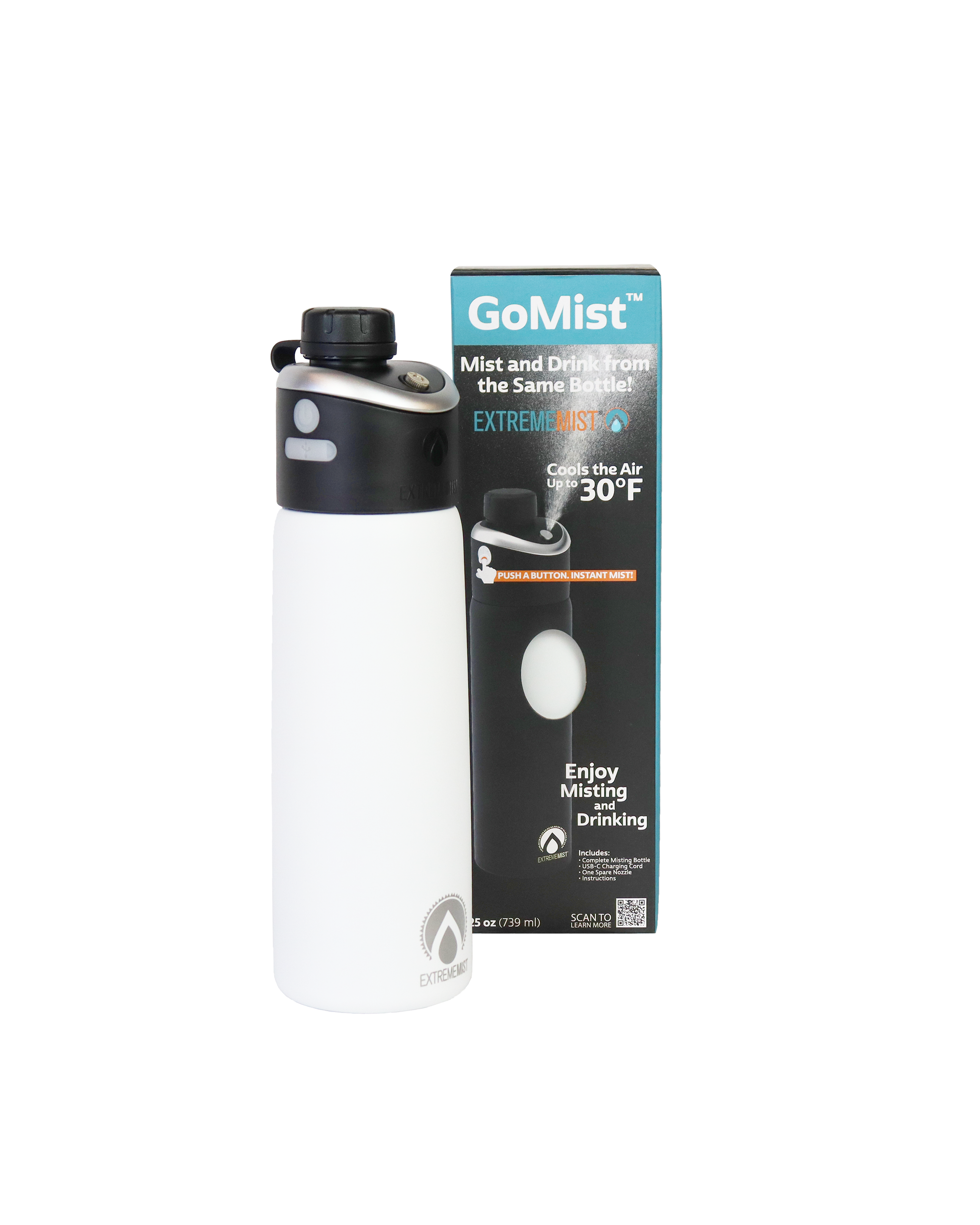 GoMist Misting Drinking Bottle ExtremeMist
