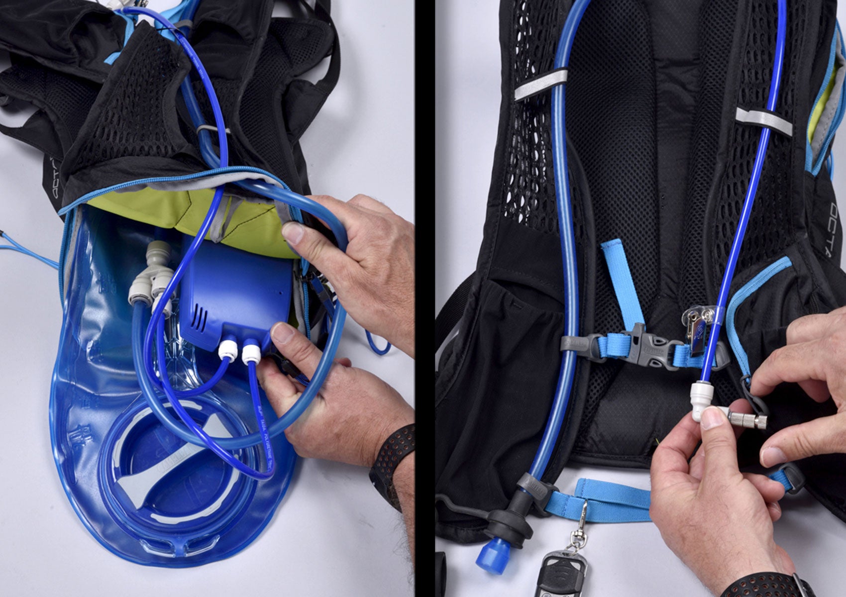 Backpack Misting & Drinking Retrofit Kit (Installs In Any Hydration Pack)
