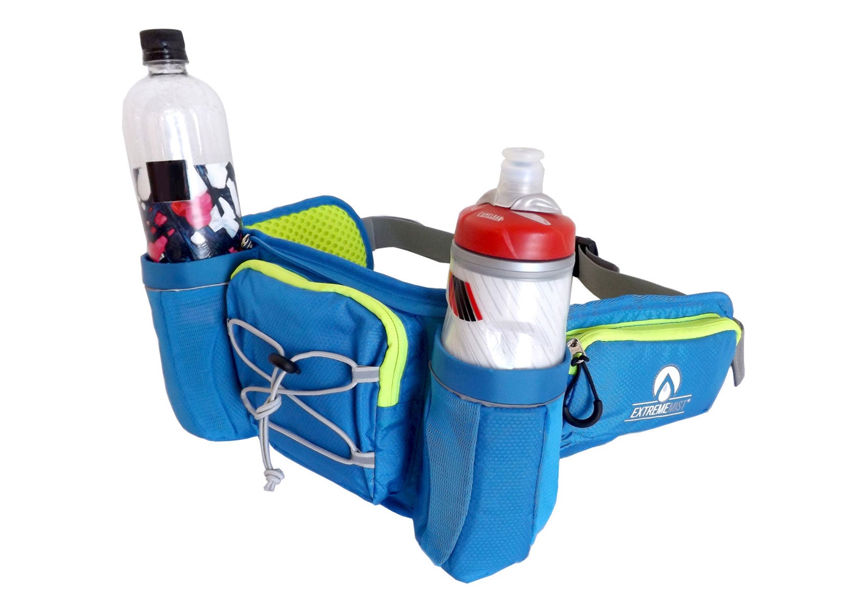 two athletic bottles in waist pack