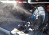 misting fan in truck bed